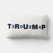 トランプ2024青 ランバークッション (裏面)