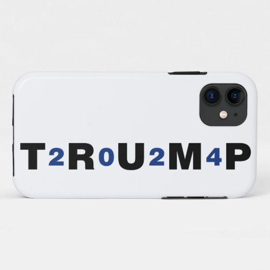 トランプ2024青 Case-Mate iPhoneケース (裏面(横))