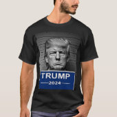 トランプ2024黒 Tシャツ (正面)