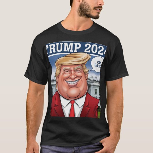 トランプ2024 おもしろい Tシャツ (正面)