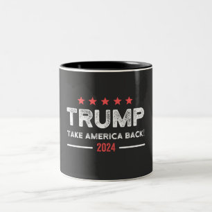トランプ2024,アメリカを取り戻す ツートーンマグカップ