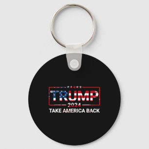 トランプ2024 アメリカを取り戻せ アメリカ国旗 4日7月 キーホルダー