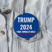 トランプ2024 アメリカを取り戻せ キャンペーンボタン 缶バッジ (インサイチュ)