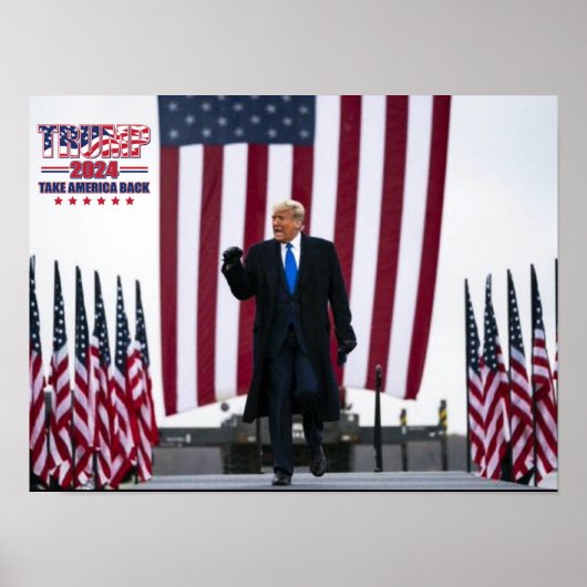 トランプ2024 アメリカを取り戻せ ポスター (正面)