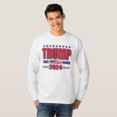 トランプ2024 アメリカを取り戻せ Tシャツ (正面フル)