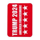 トランプ2024 – アメリカ前兆 マグネット (縦)