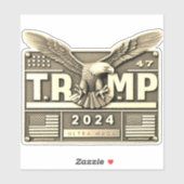 トランプ2024 イーグル付き シール (シート)