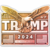トランプ2024 イーグル シール (正面)
