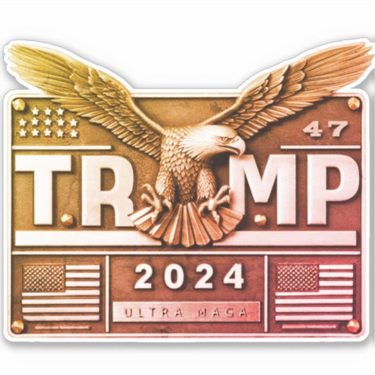 トランプ2024 イーグル シール (正面)