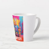 トランプ2024 カフェラテマグ (右アングル)
