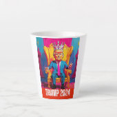トランプ2024 カフェラテマグ (正面)
