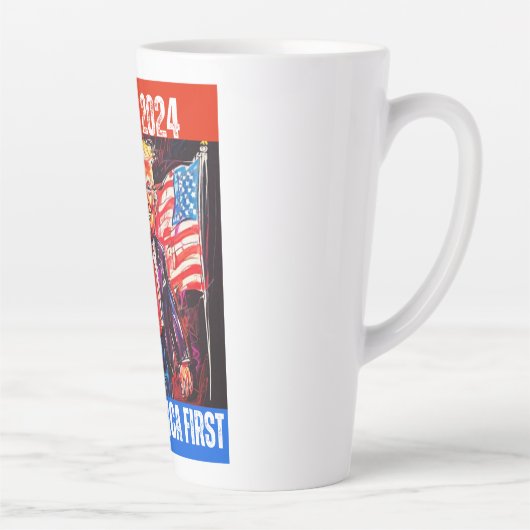 トランプ2024 カフェラテマグ (右)