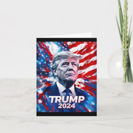 トランプ2024 カード (正面)