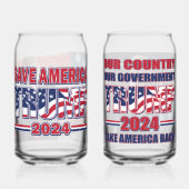 トランプ2024 ガラス缶 (正面)