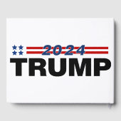 トランプ2024 ゲストブック (裏面)