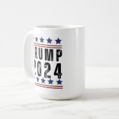 トランプ2024 コーヒーマグカップ (正面左)