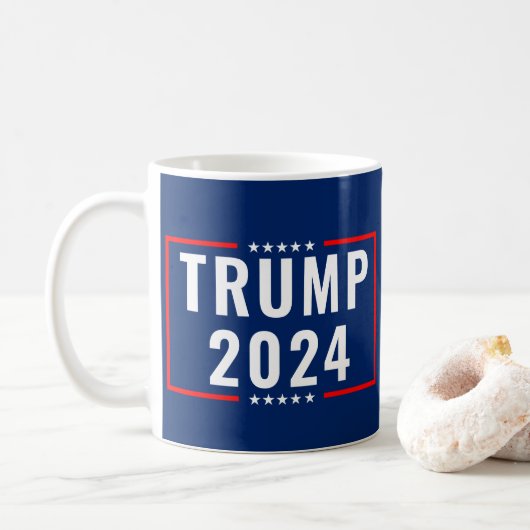トランプ2024 コーヒーマグカップ (ドーナツ)
