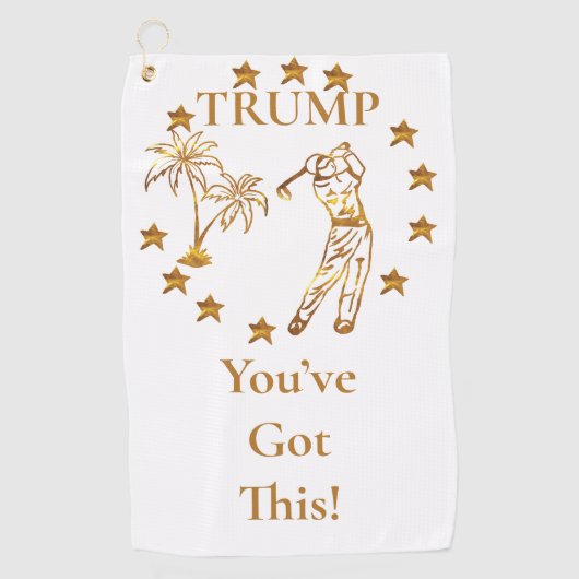 トランプ2024 ゴルフタオル (正面)