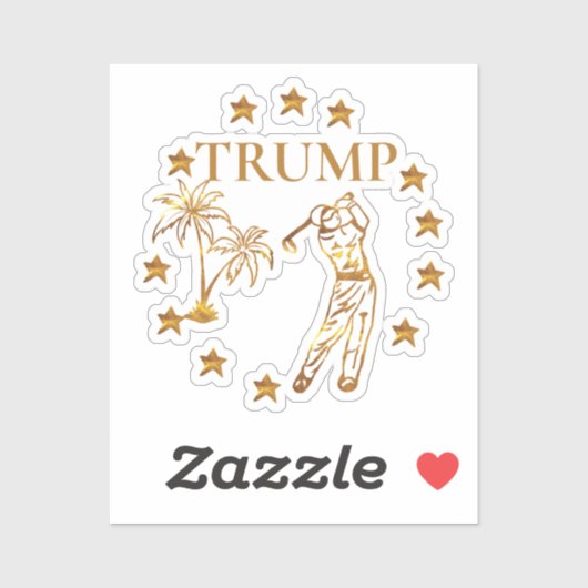 トランプ2024 シール (シート)