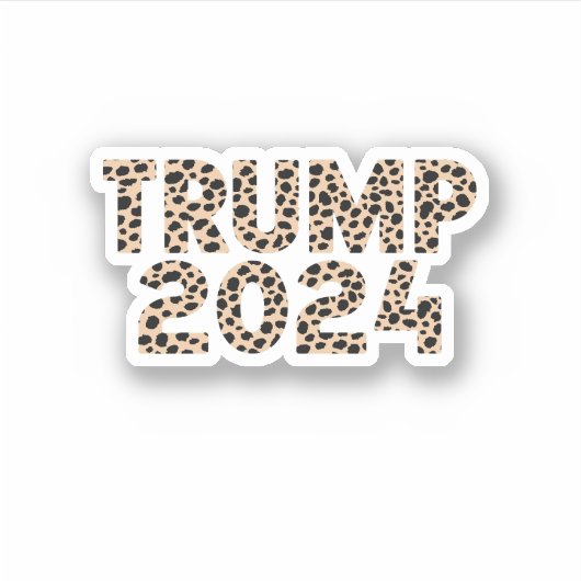 トランプ2024 シール (正面)