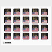 トランプ2024 スクエアシール (シート)