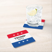 トランプ2024 スクエアペーパーコースター (インサイチュ)