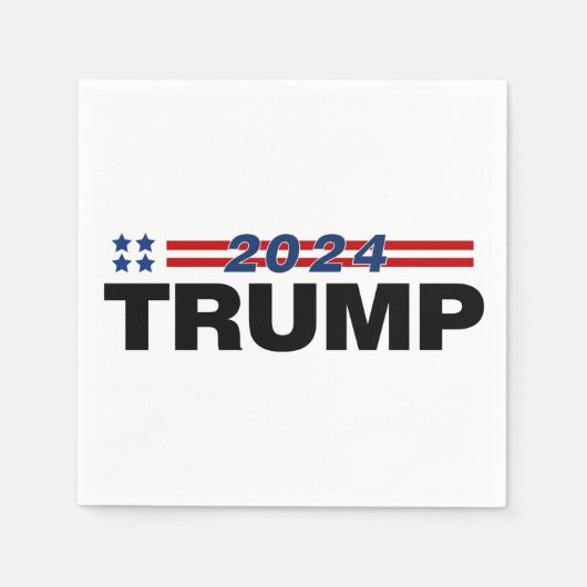 トランプ2024 スタンダードカクテルナプキン (正面)