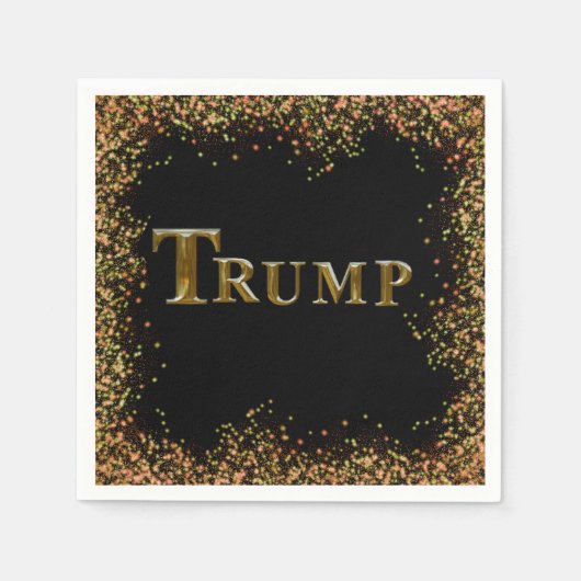トランプ2024 スタンダードカクテルナプキン (正面)