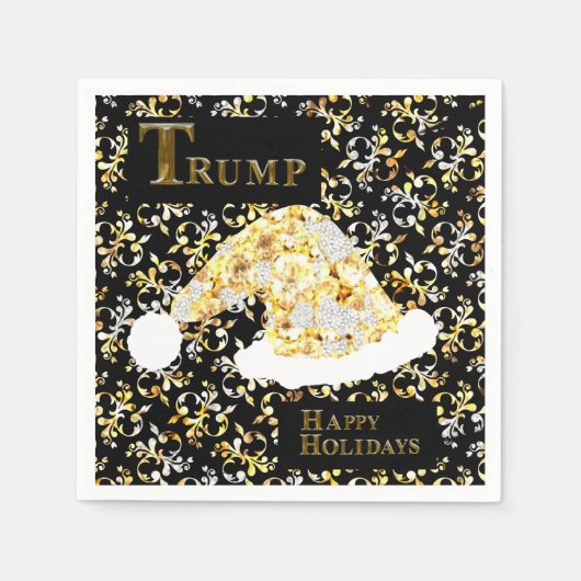 トランプ2024 スタンダードカクテルナプキン (正面)