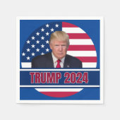 トランプ2024 スタンダードカクテルナプキン (正面)