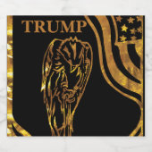 トランプ2024 スパークリングワインラベル (シングルラベル)