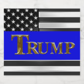 トランプ2024 スパークリングワインラベル (シングルラベル)