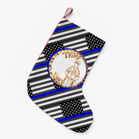 トランプ2024 スモールクリスマスストッキング (正面 (吊り時))