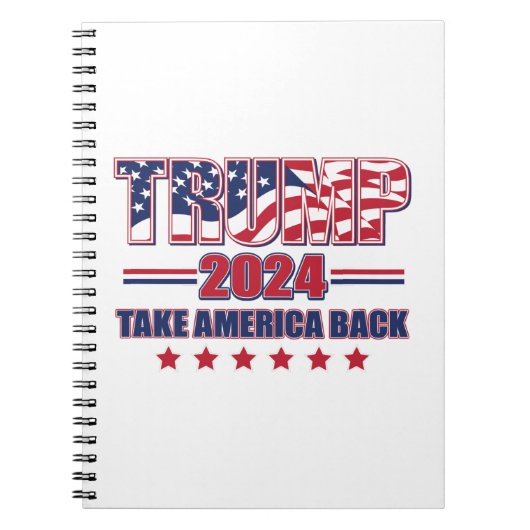 トランプ2024 ノートブック (正面)