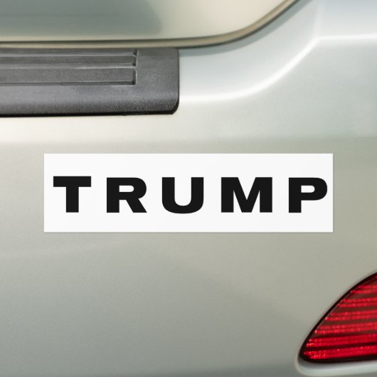 トランプ2024 バンパーステッカー (車上)