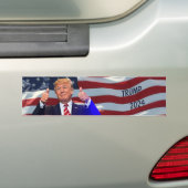 トランプ2024 バンパーステッカー (車上)
