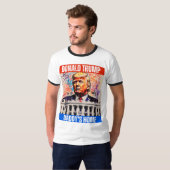 トランプ2024 – パパの家 Tシャツ (正面フル)