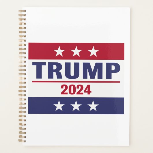 トランプ2024 プランナー手帳 (正面)