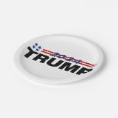 トランプ2024 ペーパープレート (アングル)