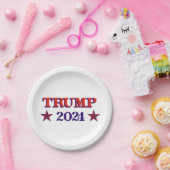 トランプ2024 ペーパープレート (パーティー)