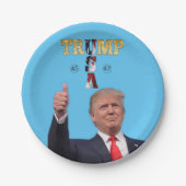 トランプ2024 ペーパープレート (正面)