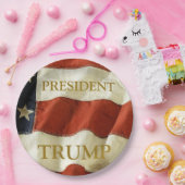 トランプ2024 ペーパープレート (パーティー)