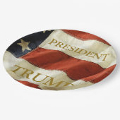 トランプ2024 ペーパープレート (アングル)