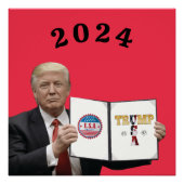 トランプ2024 ポスター (正面)