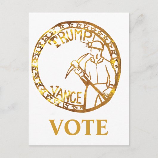 トランプ2024 ポストカード (正面)