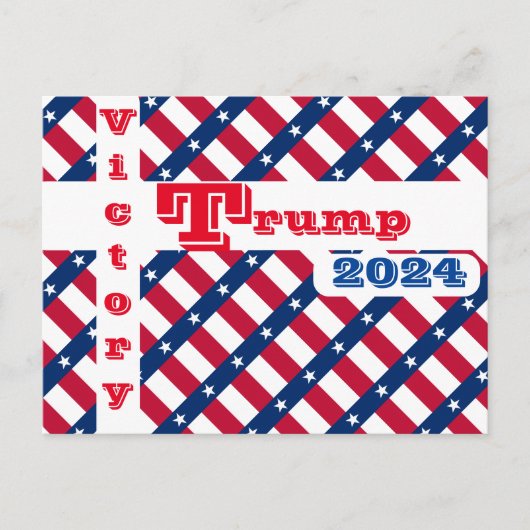トランプ2024 ポストカード (正面)