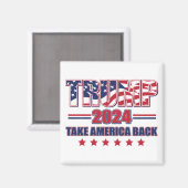 トランプ2024 マグネット (正面/裏面)