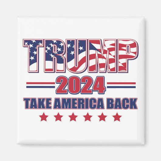 トランプ2024 マグネット (正面)