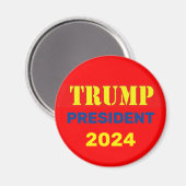 トランプ2024 マグネット (正面/裏面)