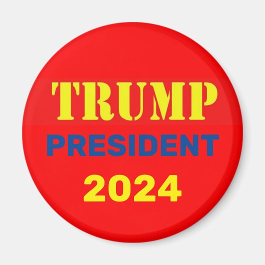 トランプ2024 マグネット (正面)